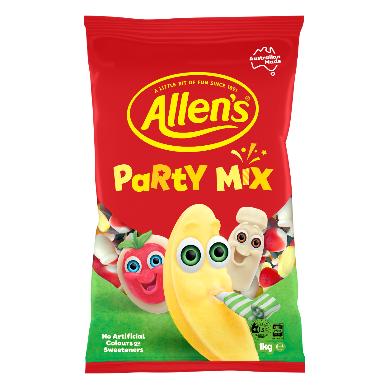 Allen's Party Mix 1kg Allen's Lollies