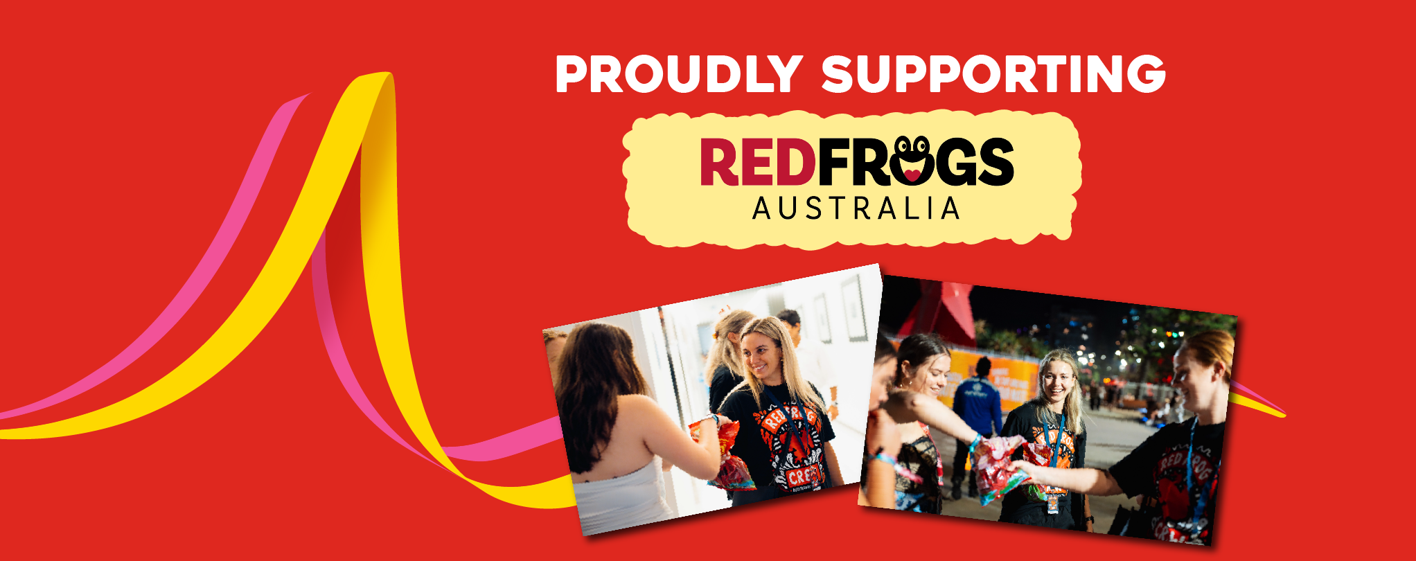Proudly Support Red Frogs Australia 