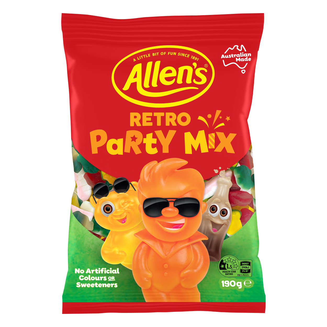 Allen's Party Mix Retro | Shop Now | Allen's Lollies